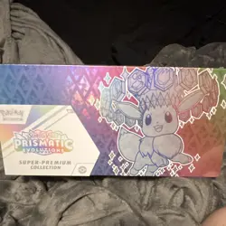Pokemon TCG Scarlet & Violet Prismatic Evolutions Super-Premium Collection Box - Image 1