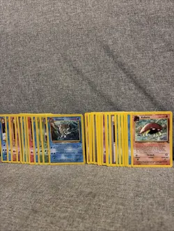 Pokemon TCG Vintage Fossil Complete Common & Uncommon WOTC - Image 1