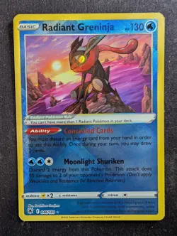 Radiant Greninja - 046/189 - Radiant Rare - Astral Radiance (Pokemon) - Image 1