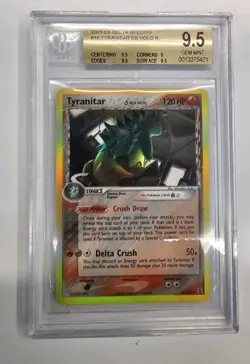 Pokemon Tyranitar EX Delta Species Holo Rare #16 BGS 9.5 Gem Mint Beckett - Image 1