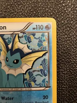 Vaporeon BW89 MP+ - Black Star Promo Holo - B&W Promos Pokemon TCG - Image 3