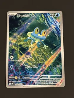 2026 Pokemon TCG Chaos Rising Froakie Illustration Rare 088/086 NM - Image 1