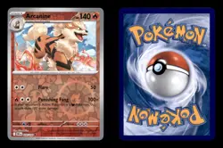 ARCANINE 028/182 UC DESTINED RIVALS POKEMON REVERSE HOLO NM/M - Image 3