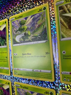Pokemon TCG Regular Scyther: Celestial Storm 4/168; Astral Radiance 005/189 - Image 4