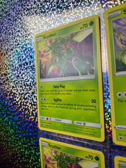 Pokemon TCG Regular Scyther: Celestial Storm 4/168; Astral Radiance 005/189 - Image 5