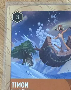 Disney Lorcana Winterspell Timon Snowball Swiper 32/P3 Promo - Image 2