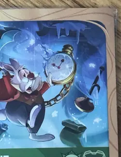 Disney Lorcana Winterspell White Rabbit Late Again 29/P3 Promo - Image 3