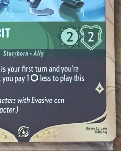Disney Lorcana Winterspell White Rabbit Late Again 29/P3 Promo - Image 4