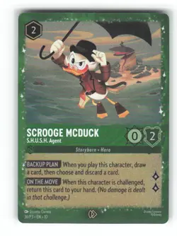 Scrooge McDuck - S.H.U.S.H. Agent 36 - Disney Lorcana Promo Cards Lorcana NM - Image 1