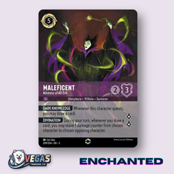 Maleficent Mistress of All Evil 209/204 Enchanted Inklands HP Disney Lorcana - Image 1