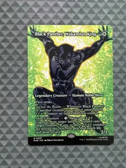 MTG Black Panther, Wakandan King #0087 Borderless M Marvel Universe: E-L (MAR) - Image 1