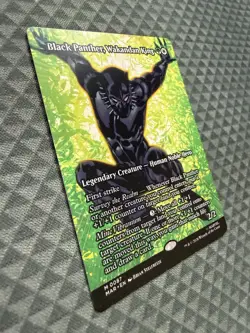 MTG Black Panther, Wakandan King #0087 Borderless M Marvel Universe: E-L (MAR) - Image 3