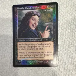 Wizards of the Coast MTG Braids, Cabal Minion Deckmaster English Foil Rare - Image 1