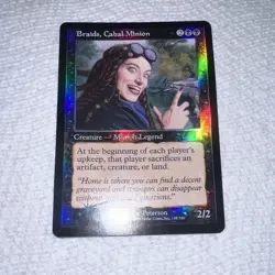 Wizards of the Coast MTG Braids, Cabal Minion Deckmaster English Foil Rare - Image 4