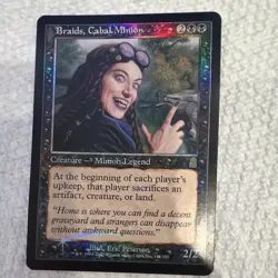 Wizards of the Coast MTG Braids, Cabal Minion Deckmaster English Foil Rare - Image 5