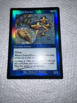 MTG Cloud of Faeries Urza's Legacy Foil English #29/143 - Image 2