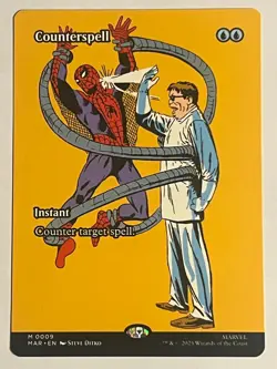 MTG COUNTERSPELL (BORDERLESS) MARVEL UNIVERSE ETERNAL-LEGAL 9 NM - Image 1