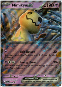 Pokemon Mimikyu EX Jumbo Card PR Holo - Image 1