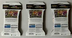 Pokemon Sword & Shield Darkness Ablaze Sleeved Booster Pack 3x 🔥🔥 - Image 2