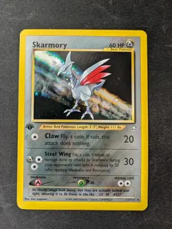 Skarmory 13/111 Holo 1st Edition Neo Genesis Pokemon - NM/LP - Image 1