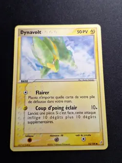 EXC NM Dynavolt 52/100 EX Gardiens de Cristal Carte Pokemon FR - Image 1