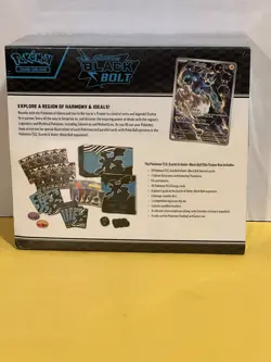 Pokemon TCG Scarlet Violet Black Bolt ETB Elite Trainer Box NEW SEALED - Image 2