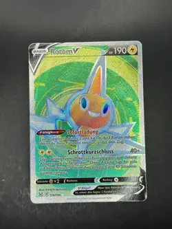Rotom V 176/196 Ultra Rare Lost Origin Pokemon Near Mint DE - Image 1