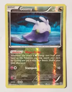 POKEMON CARD GOOMY REVERSE HOLO CARD 58/98 LIGHT PLAY 2015 - Image 1
