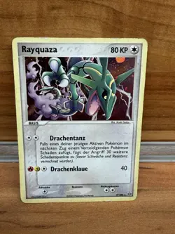 Pokemon Rayquaza 9/106 EX Emerald Deutsch Holo Rare Vintage TCG - Image 1