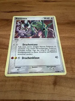 Pokemon Rayquaza 9/106 EX Emerald Deutsch Holo Rare Vintage TCG - Image 3