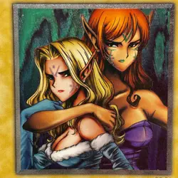 YuGiOh Konami BC-34 Ultimate Rare Gemini Elf Japanese Uncensored Artwork - Image 2