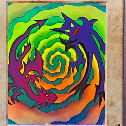 YuGiOh Bandai 1998 Super Rare No 48 Polymerization Japanese - Image 2
