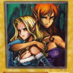 YuGiOh Konami BC-34 Ultimate Rare Gemini Elf Japanese Uncensored Artwork - Image 2