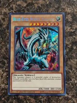 Yugioh Blue-Eyes White Dragon - CT14-EN002 - Limited Secret Rare - VLP - Image 1