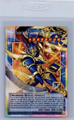 Black Luster Soldier Starlight Rare CORI-EN028 Chaos Origins YuGiOh 1st Ed NM - Image 1