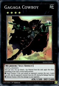 Gagaga Cowboy - Super Rare 1st Edition RA04-EN064 - NM - YuGiOh - Image 1