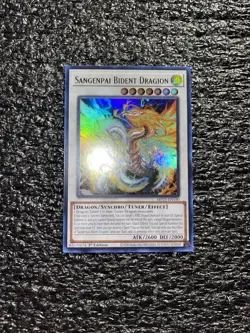 Yugioh! Sangenpai Bident Dragion MP25-EN190 Ultra Rare 1st Edition Near Mint - Image 1