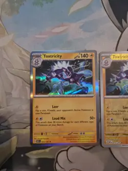 Pokemon Card Obsidian Flames Toxtricity 072/197 Holo Rare & Reverse Holo Obf En - Image 2