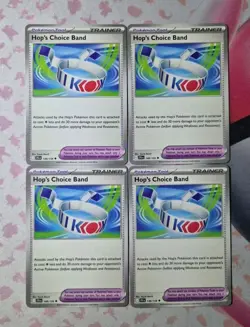 Pokemon Card Hop's Choice Band - 148/159 ×4 - Journey Together - Playset - Image 1