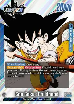 Son Goku : Childhood FB06-025 DBS Fusion World Dragon Ball Card NM - Image 1