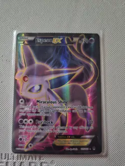 Espeon EX 117/122 Pokemon TCG XY Breakpoint Full Art Holo Card - Image 1