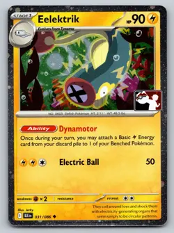 Eelektrik Holo Uncommon Prize Pack Series Cards 031/086 NM c1 - Image 1