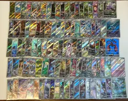 Pokemon Card Japanese AR & CHR 100 Card Lot Set Bulk Assortment - Image 1