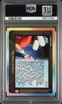 2000 TOPPS POKEMON TV ANIMATION SERIES 2 EPISODE CARDS THE TOWER OF TERROR PSA 7 - Image 2