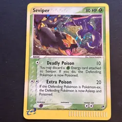 Seviper 11/100 EX Sandstorm Pokemon English Card Very LP / NM fast shipping - Image 1