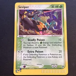 Seviper 11/100 EX Sandstorm Pokemon English Card Very LP / NM fast shipping - Image 2