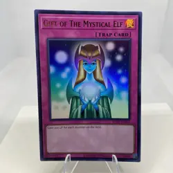 Yugioh Gift Of The Mystical Elf KC01-EN054 Ultra Rare Near Mint 25TH Kaiba Set - Image 1