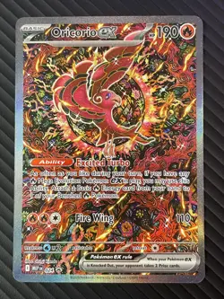 Mega Charizard X EX MEP 023 & Oricorio 024 UPC Promo Full Art Cards Pokemon NM - Image 5