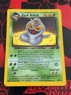Dark Arbok 2/82 Team Rocket Holo heavily played - Image 1