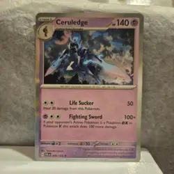 CERULEDGE 098/193 RARE PALDEA EVOLVED POKEMON HOLO LP - Image 1